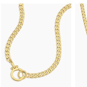 Gorjana Wilder Gold Curb Necklace. Comes with bag